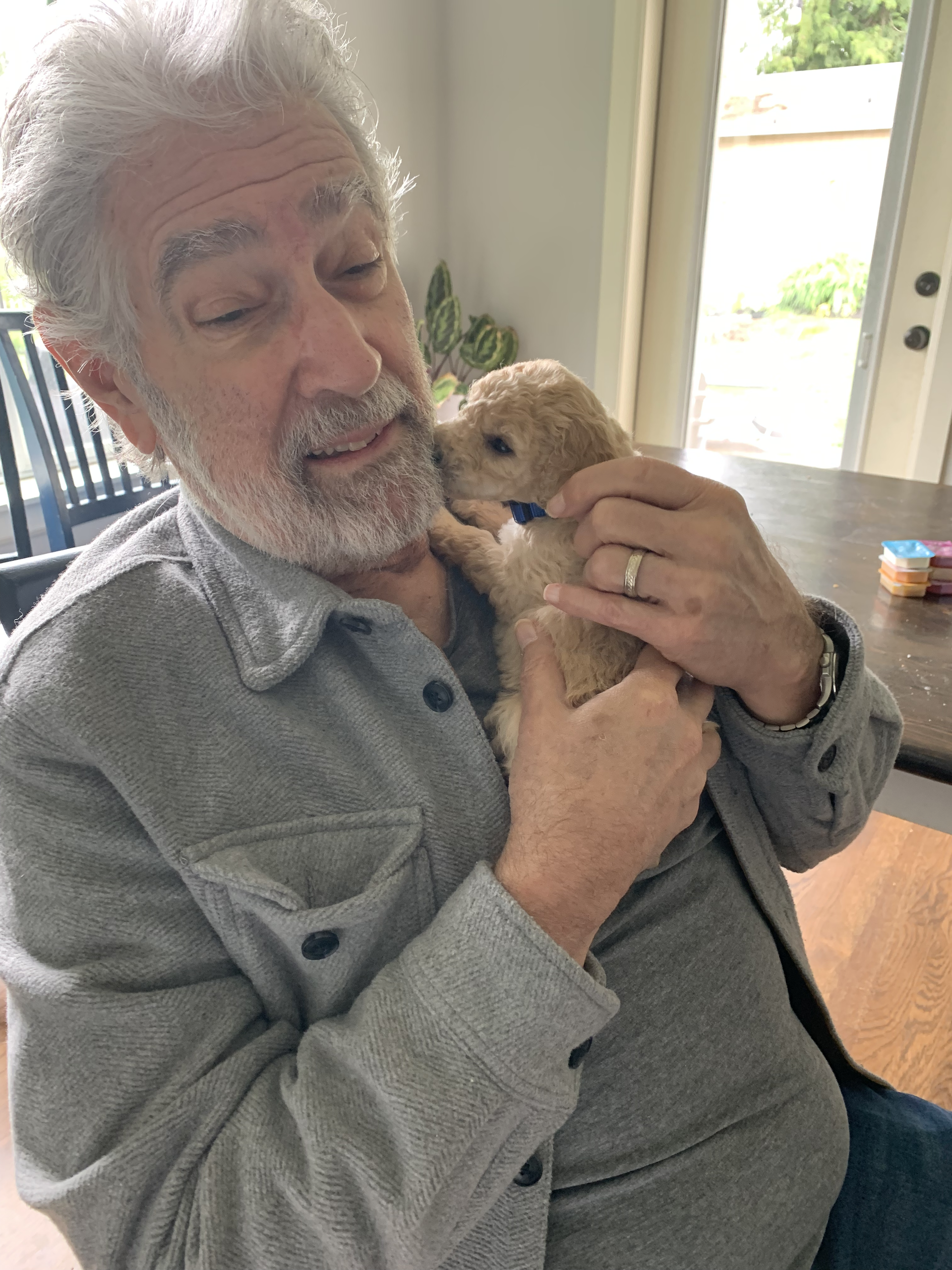 doug with puppy