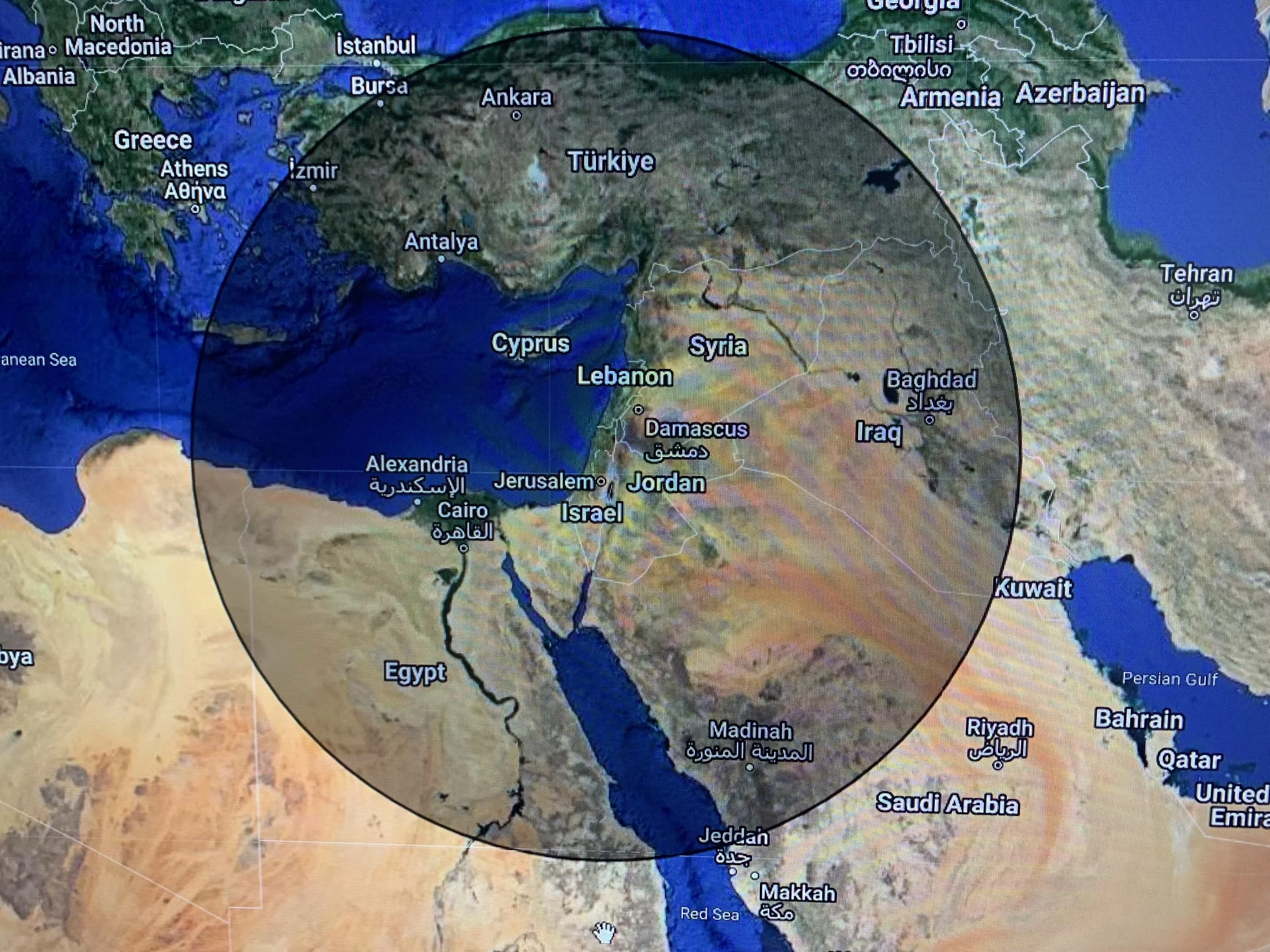 map new jerusalem in Israel